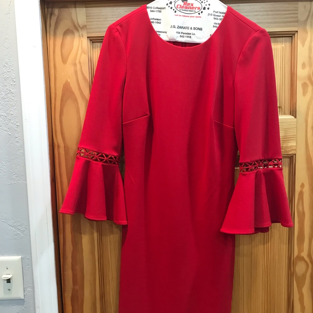 Red Calvin Klein Dress